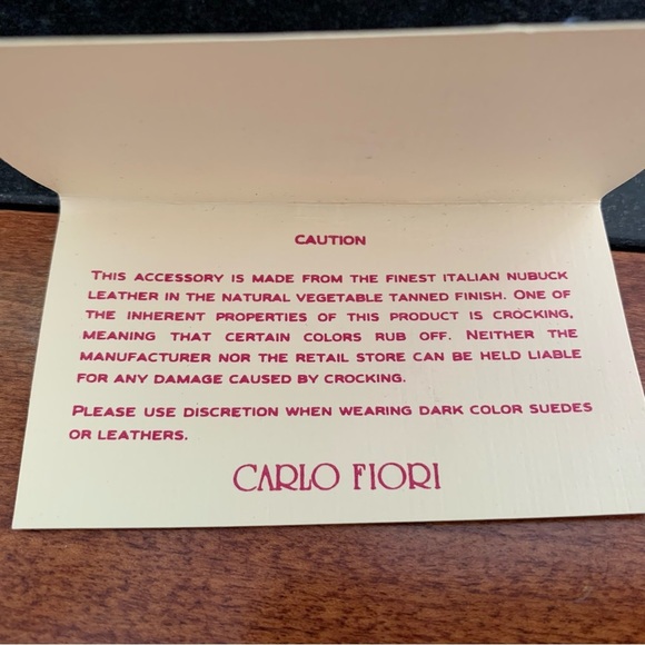 Vintage Carlos Fioro Italian Nubuck Black Leather Envelope Purse - Picture 9 of 16